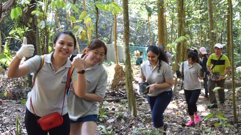 Malaysia Convention & Exhibition Bureau tree planting programme